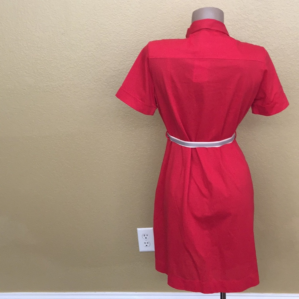 NWT MNG by Mango Red Polo Dress, Pockets ❤️ XXL - Picture 5 of 7